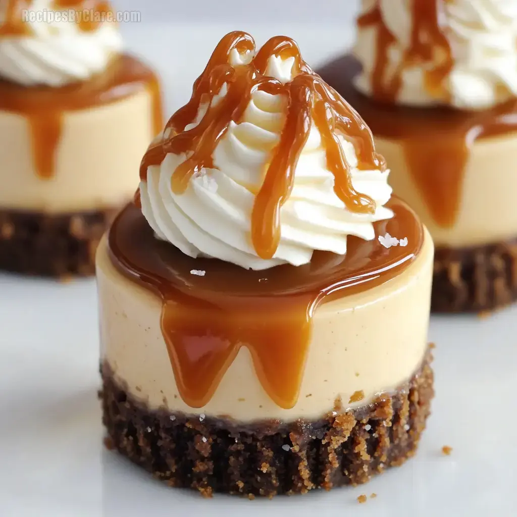 Mini Caramel Cheesecakes