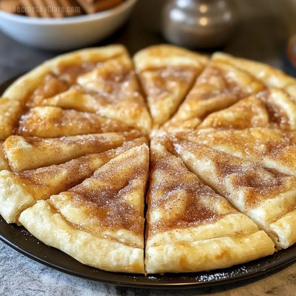 Cinnamon-Sugar Pizza with Crescent Rolls