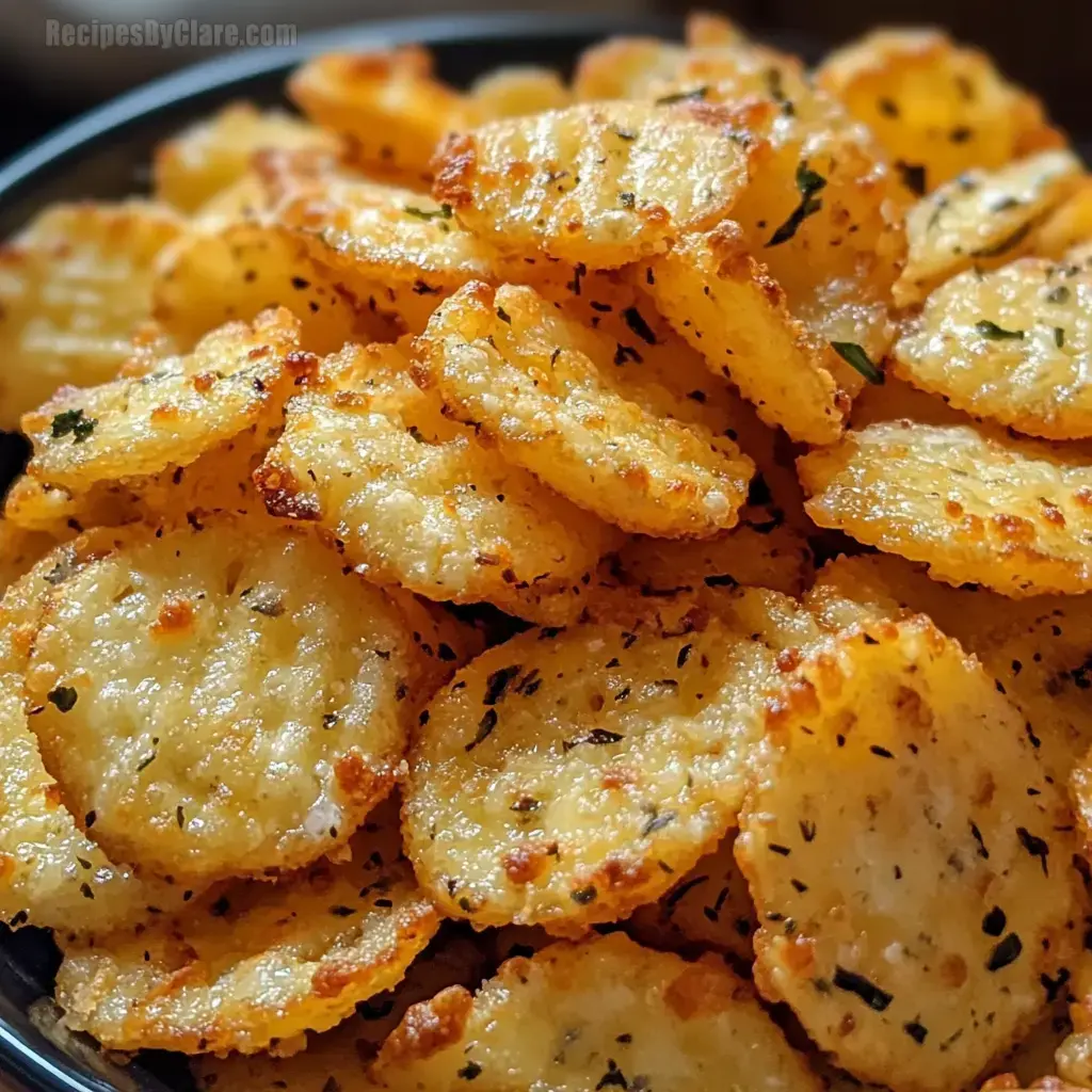 Cheesy Garlic Ritz Bits Snacks