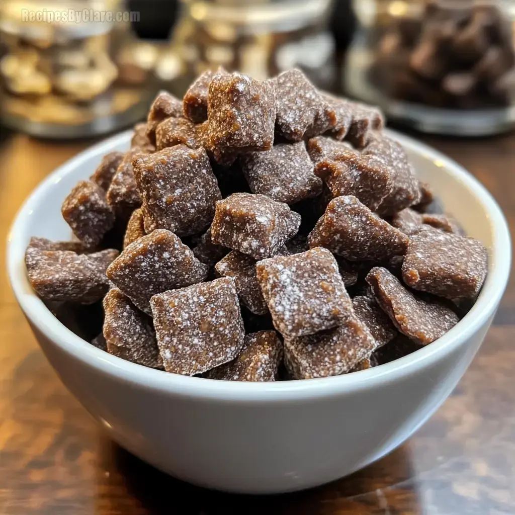 Brownie Batter Puppy Chow