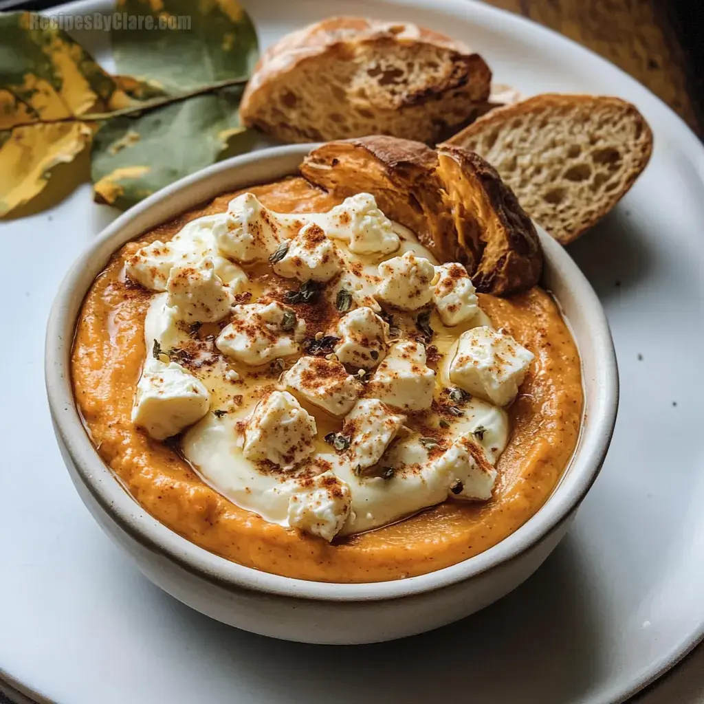 Pumpkin Whipped Feta Dip