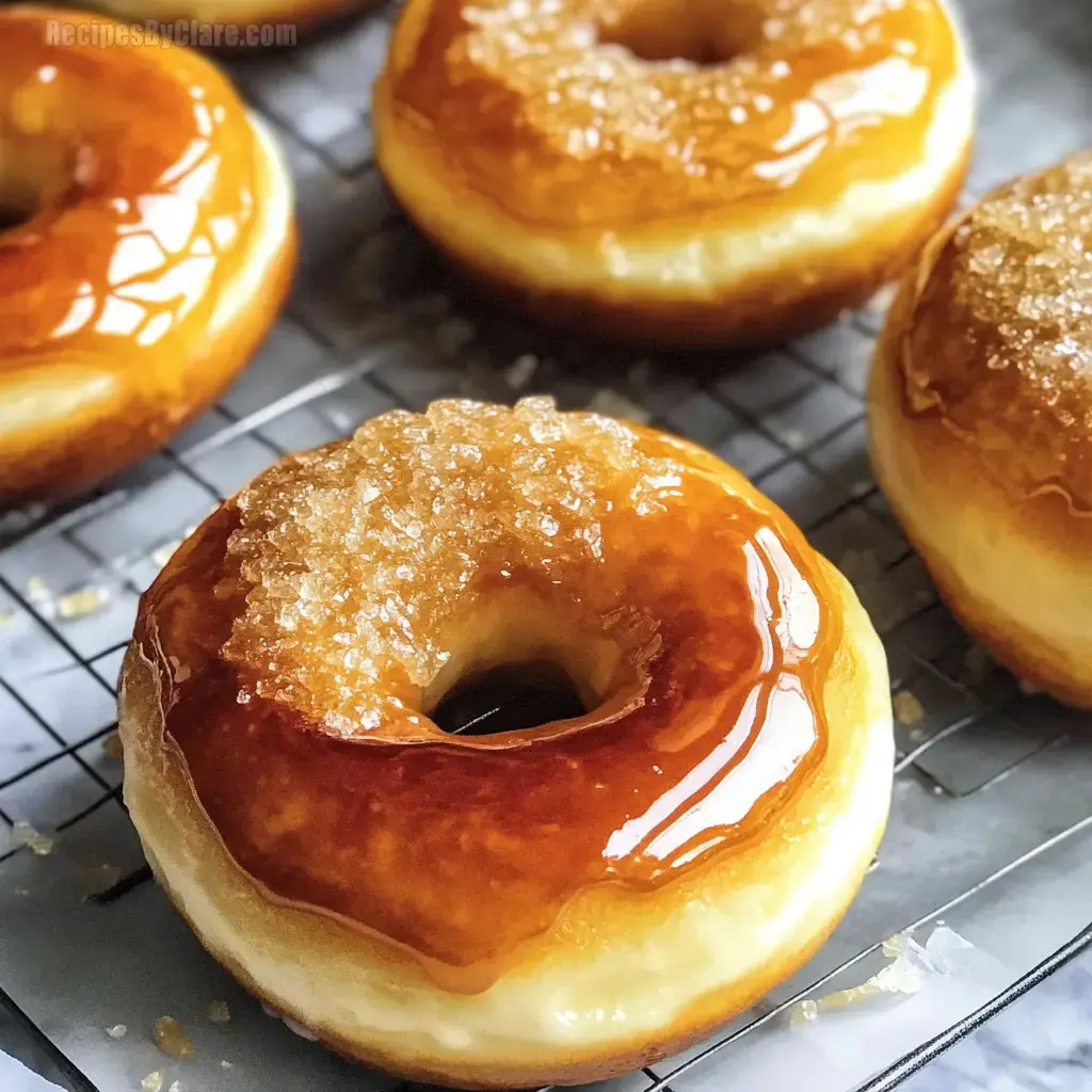 Baked Creme Brulee Donuts