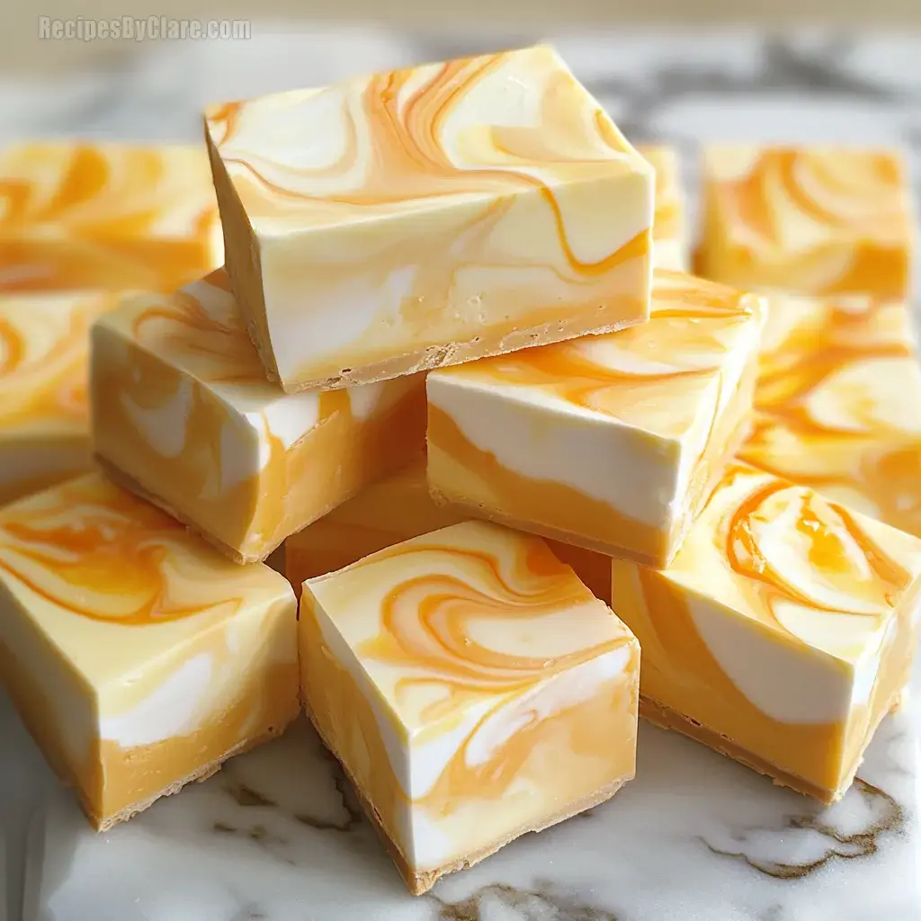 Orange Dreamsicle Fudge