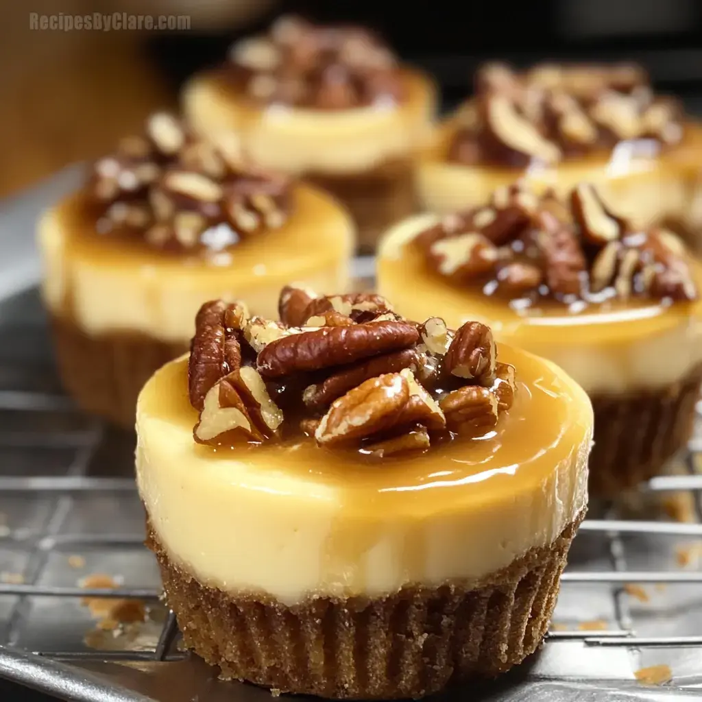 Mini Pecan Pie Cheesecakes