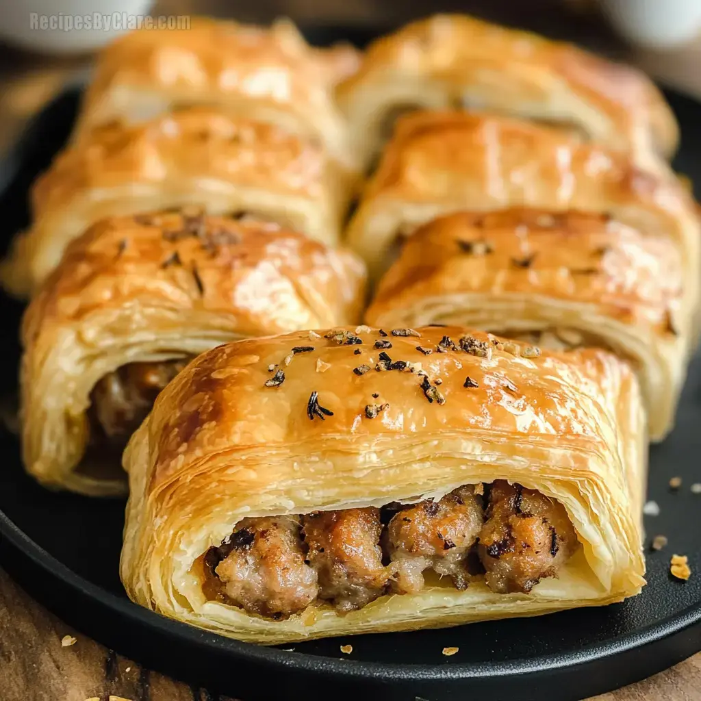 Puff Pastry Sausage Rolls