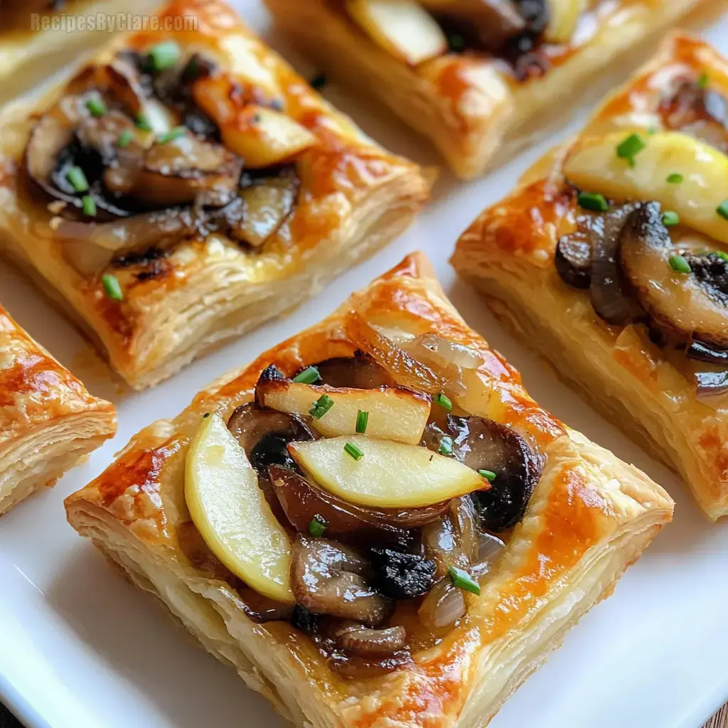 Caramelized Onion, Mushroom, Apple & Gruyère Bites