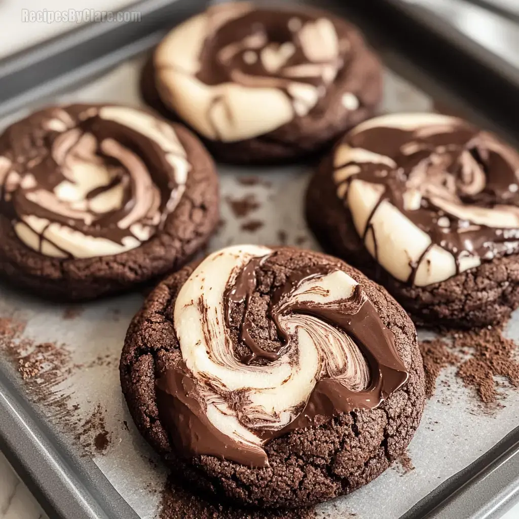 Marshmallow Swirl Cookies