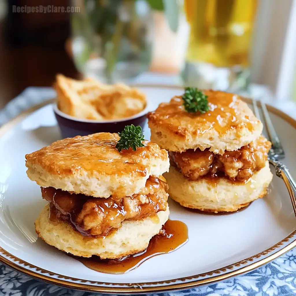 Hot Honey Chicken Biscuits