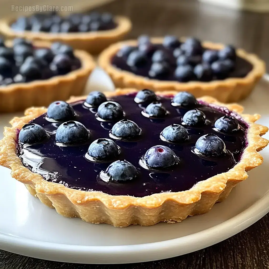 Blueberry Ganache Tart