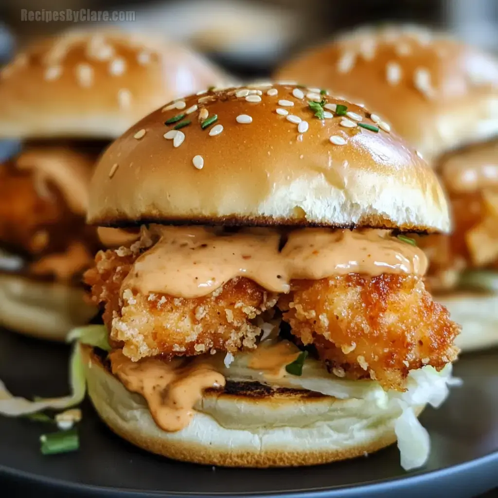 Bang Bang Chicken Sliders