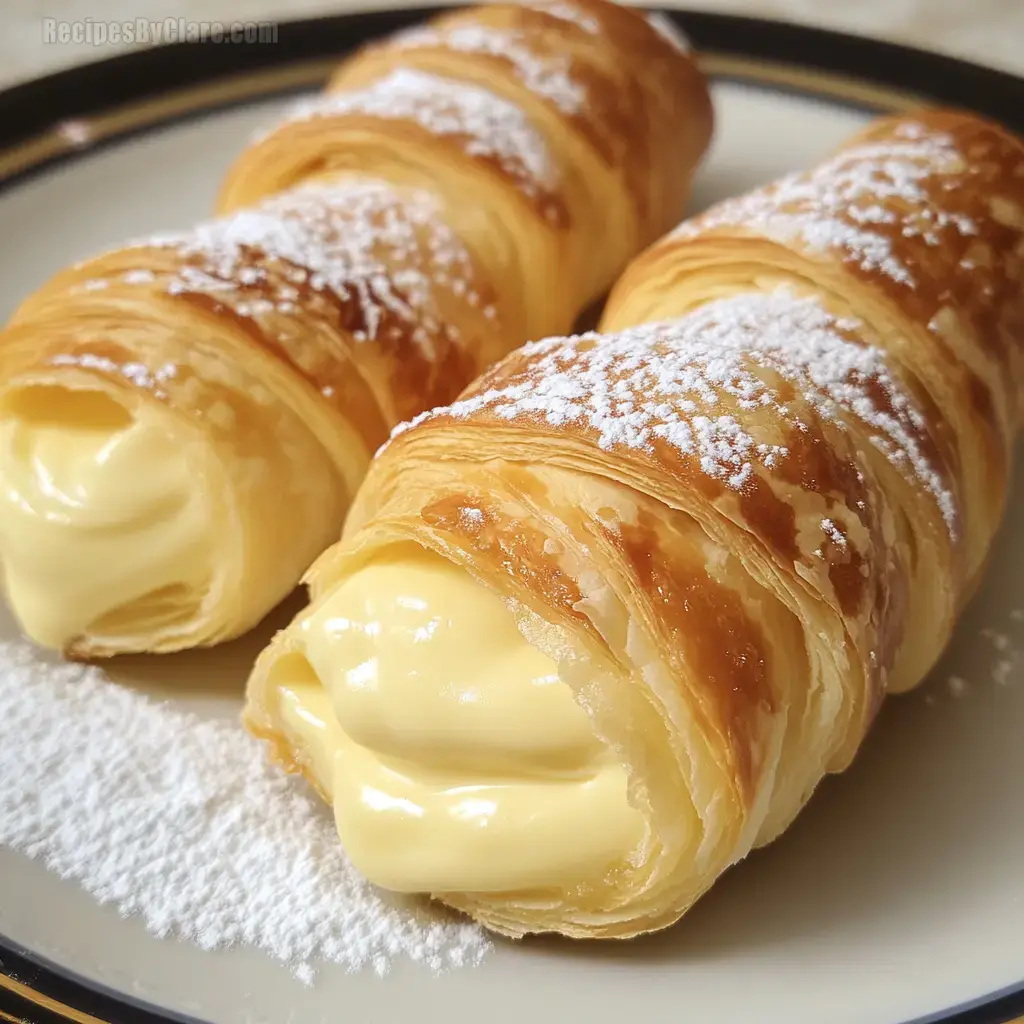 Italian Cream Stuffed Cannoncini