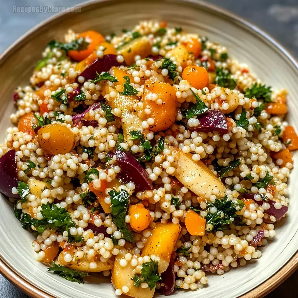 Autumn Pearl Couscous Salad