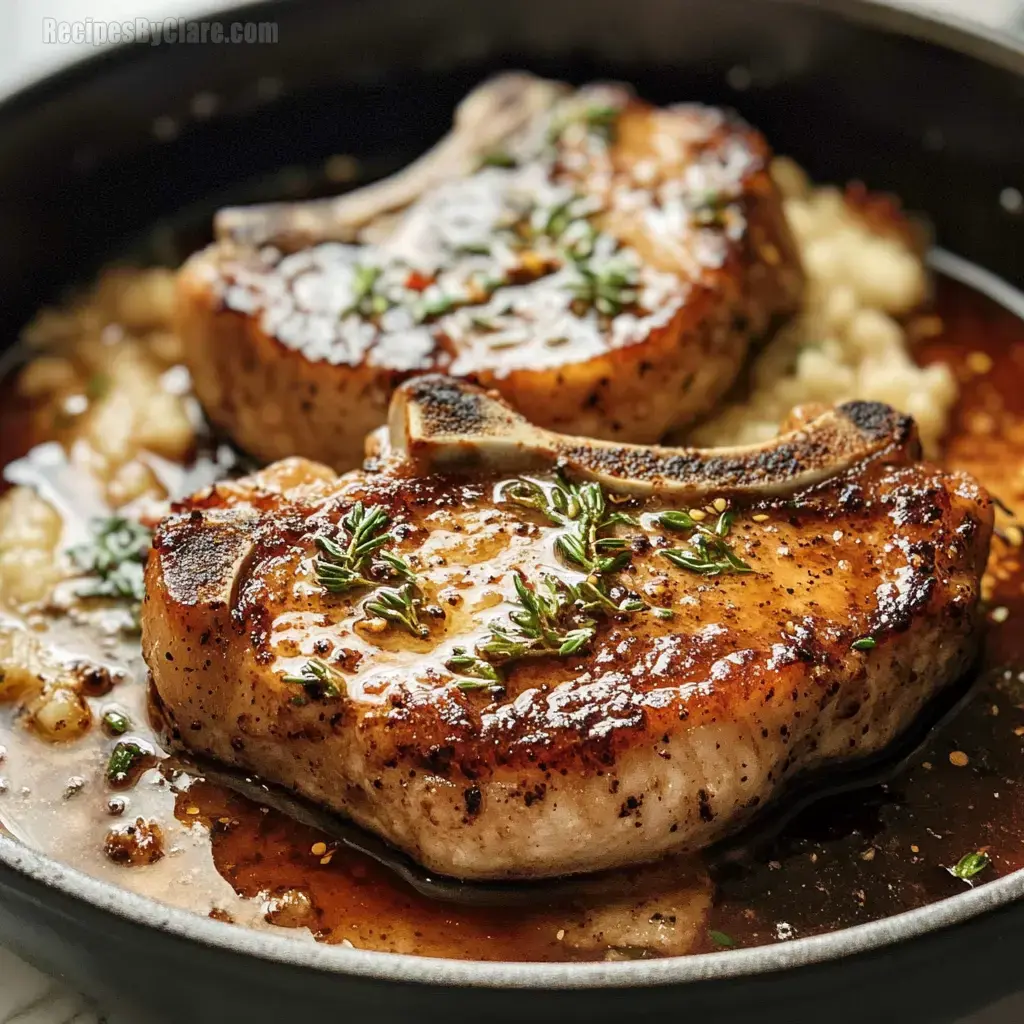 Sweet & Savory Brown Sugar Pork Chops