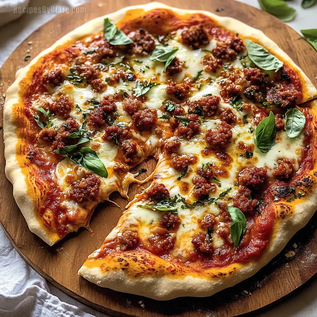 Spicy Chorizo & Fennel Pizza