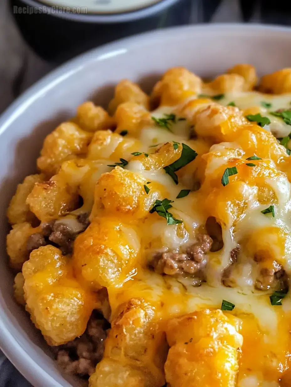 Cheesy Tater Tot Casserole