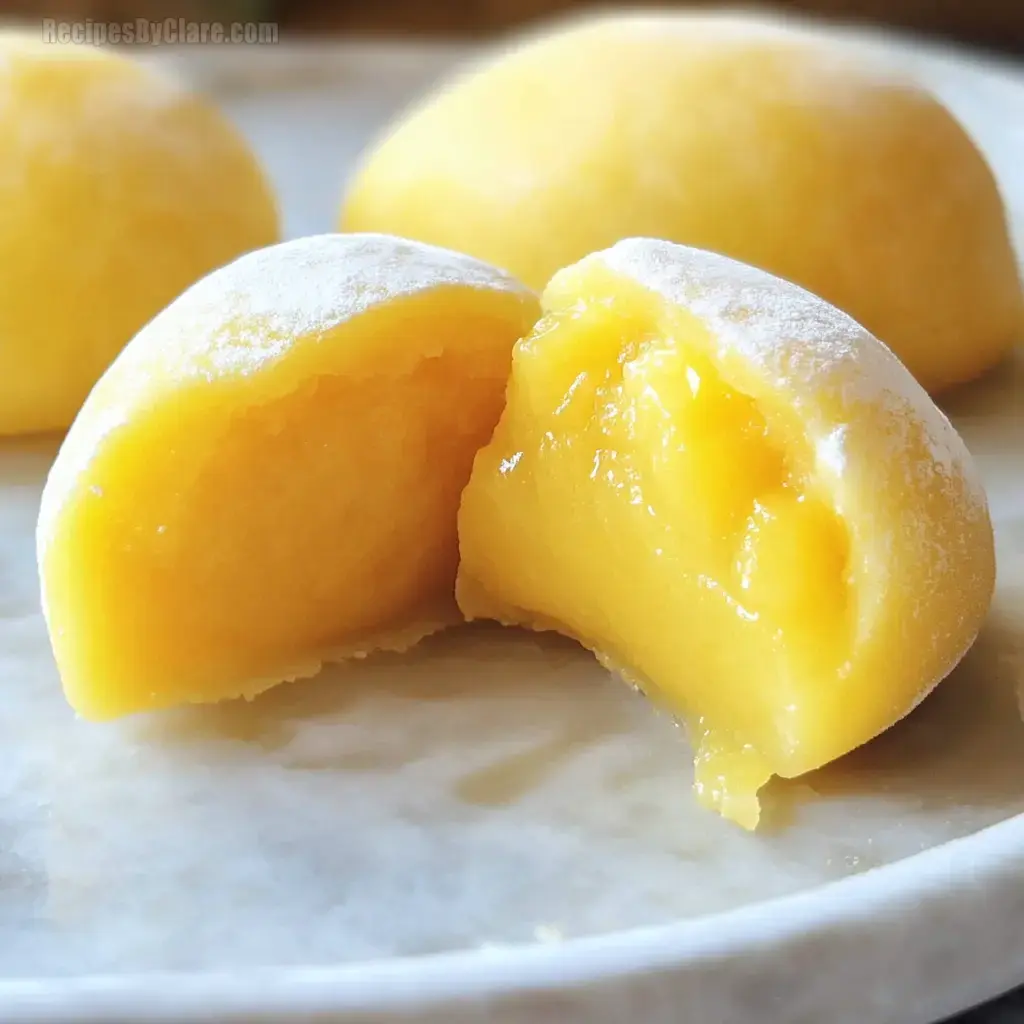 Simple 3-Ingredient Mango Mochi