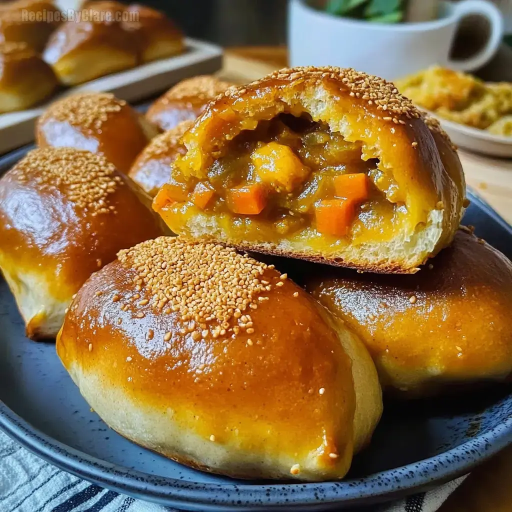 Vegan Japanese Curry Bread Buns