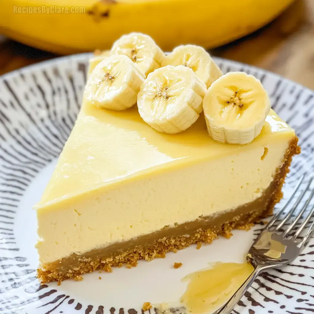 Banana Cream Cheesecake Bliss