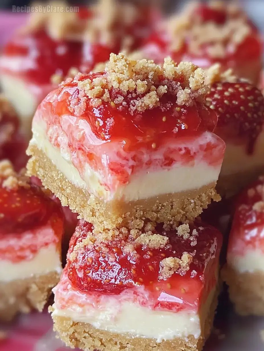 Strawberry Crunch Cheesecake Bites