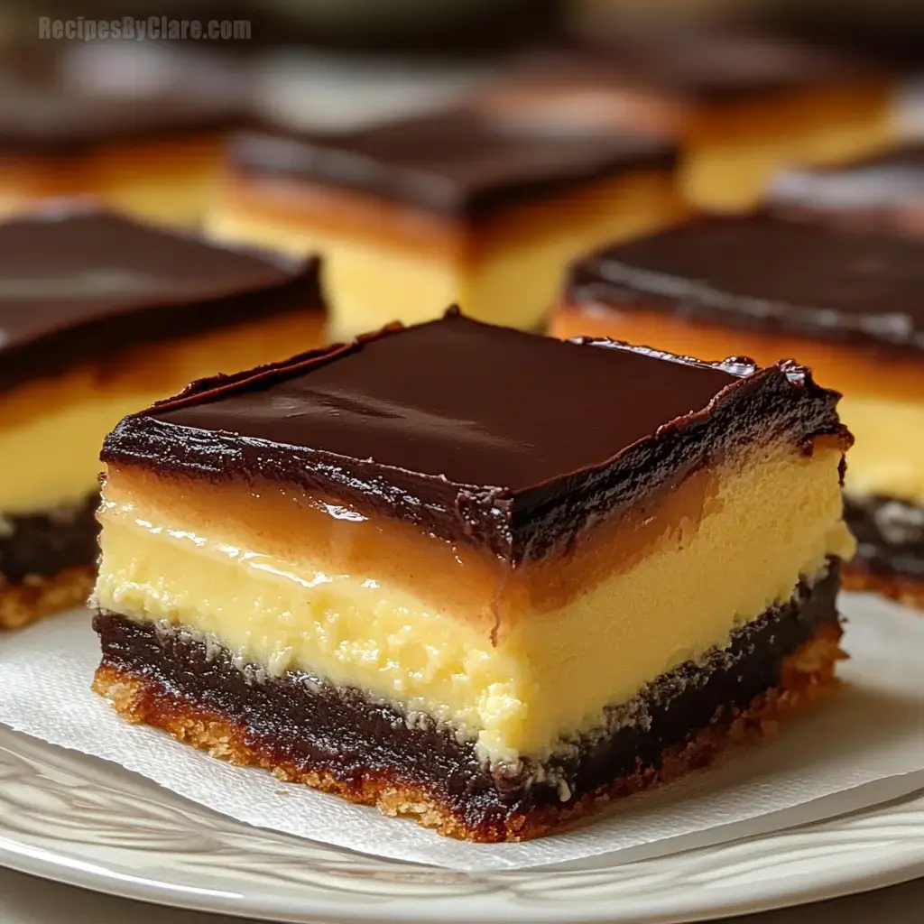 Elegant Boston Cream Dessert Bars