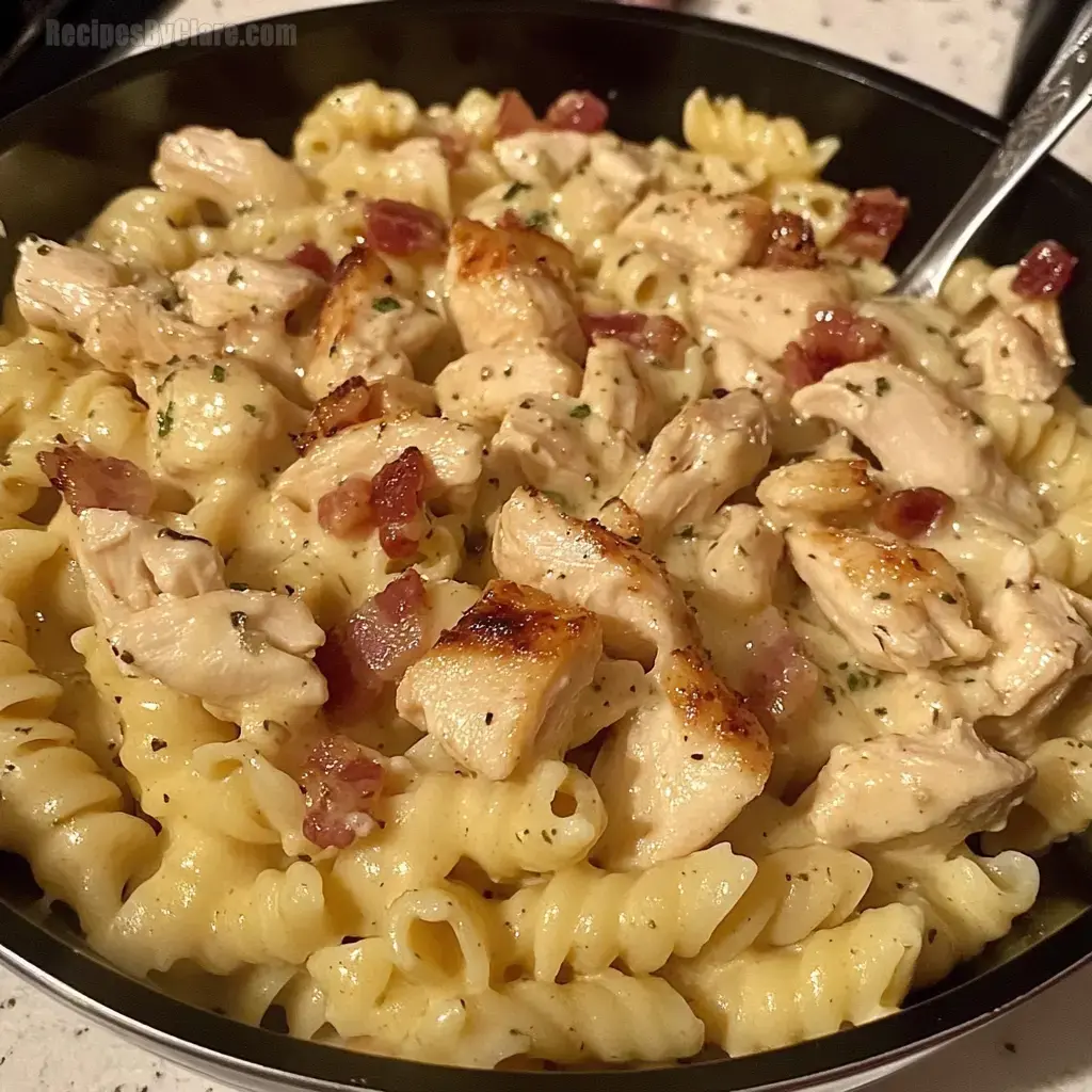 Chicken Bacon Ranch Pasta