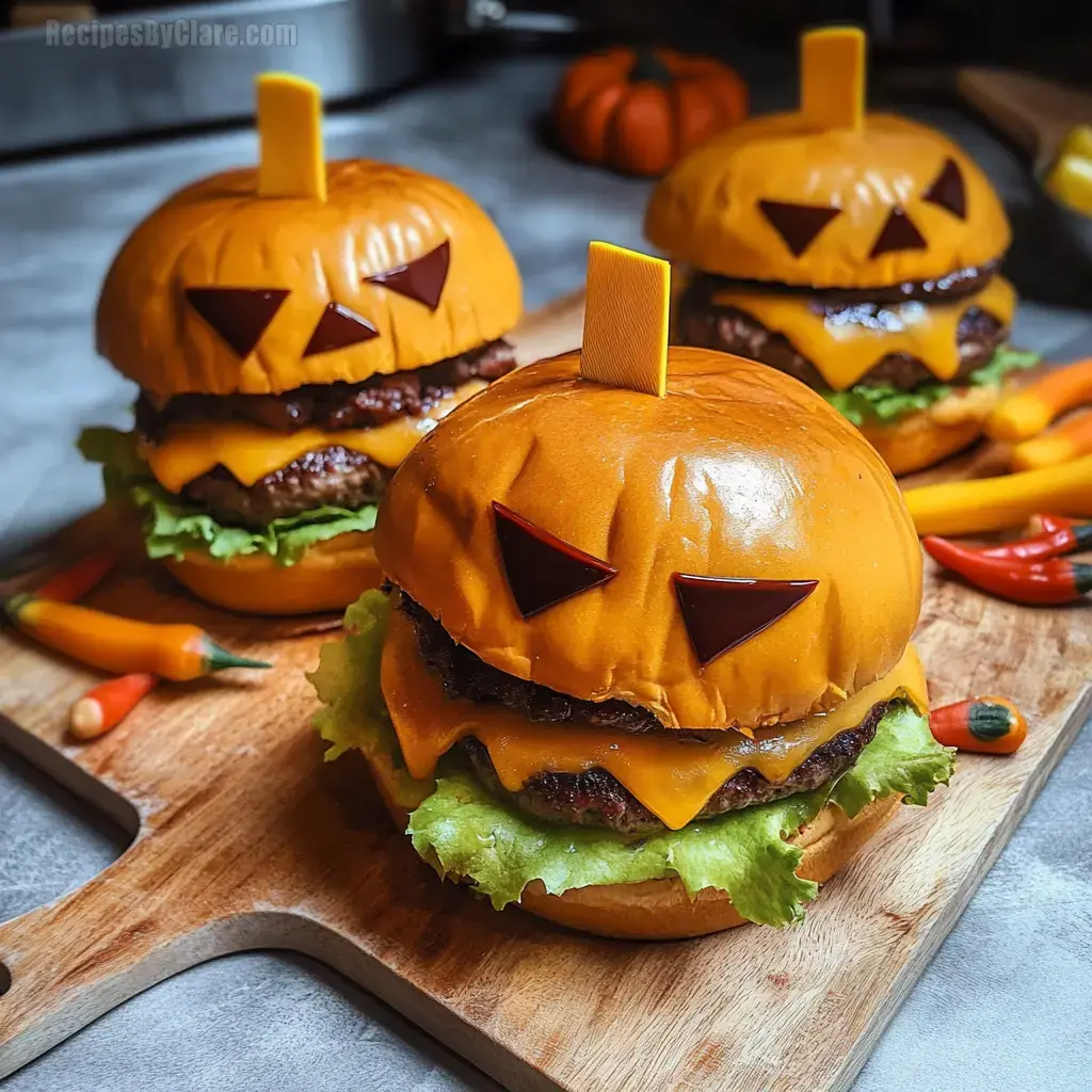 Monster Burgers for Halloween