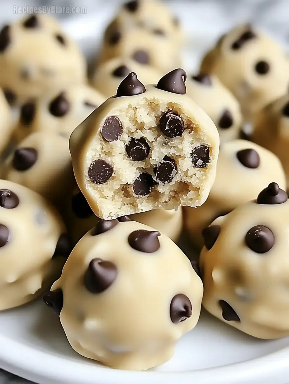 Chocolate Chip Cookie Dough Truffles