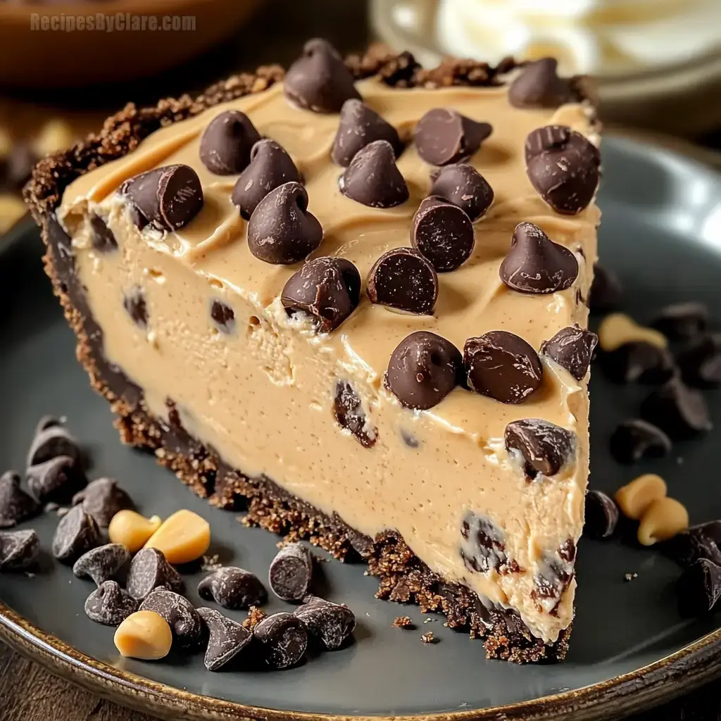 Chocolate Chip Peanut Butter Pie