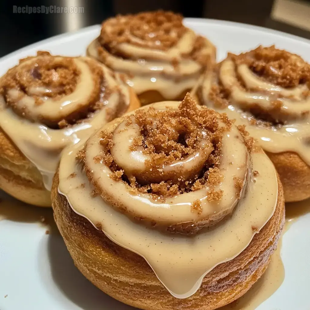 Biscoff Cookie Butter Cinnamon Rolls