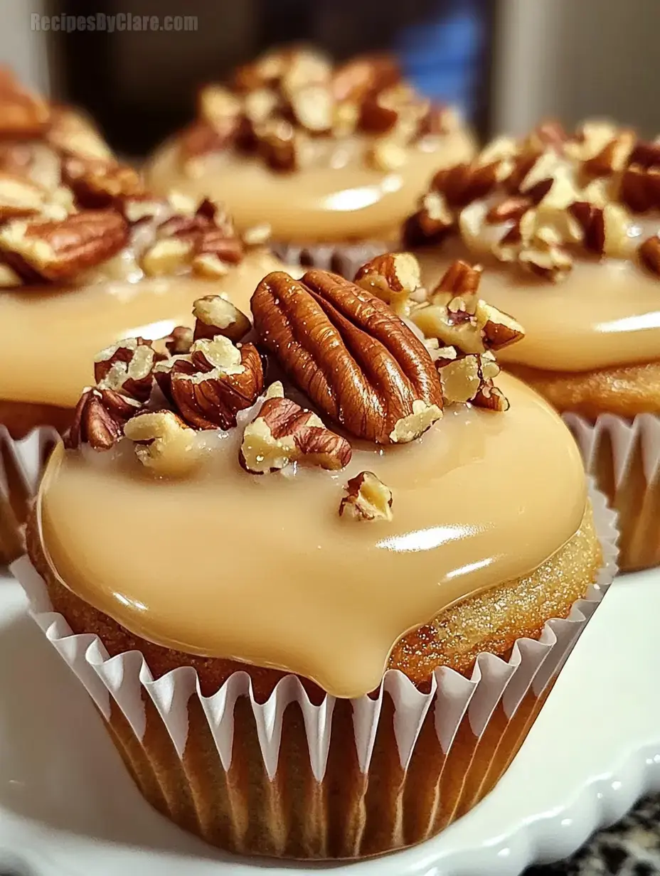 Caramel Pecan Cupcakes