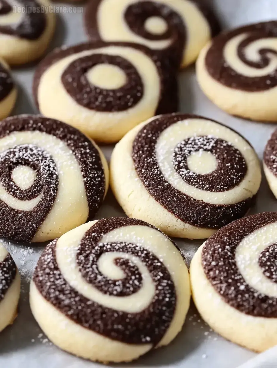 Christmas Butter Swirl Cookies