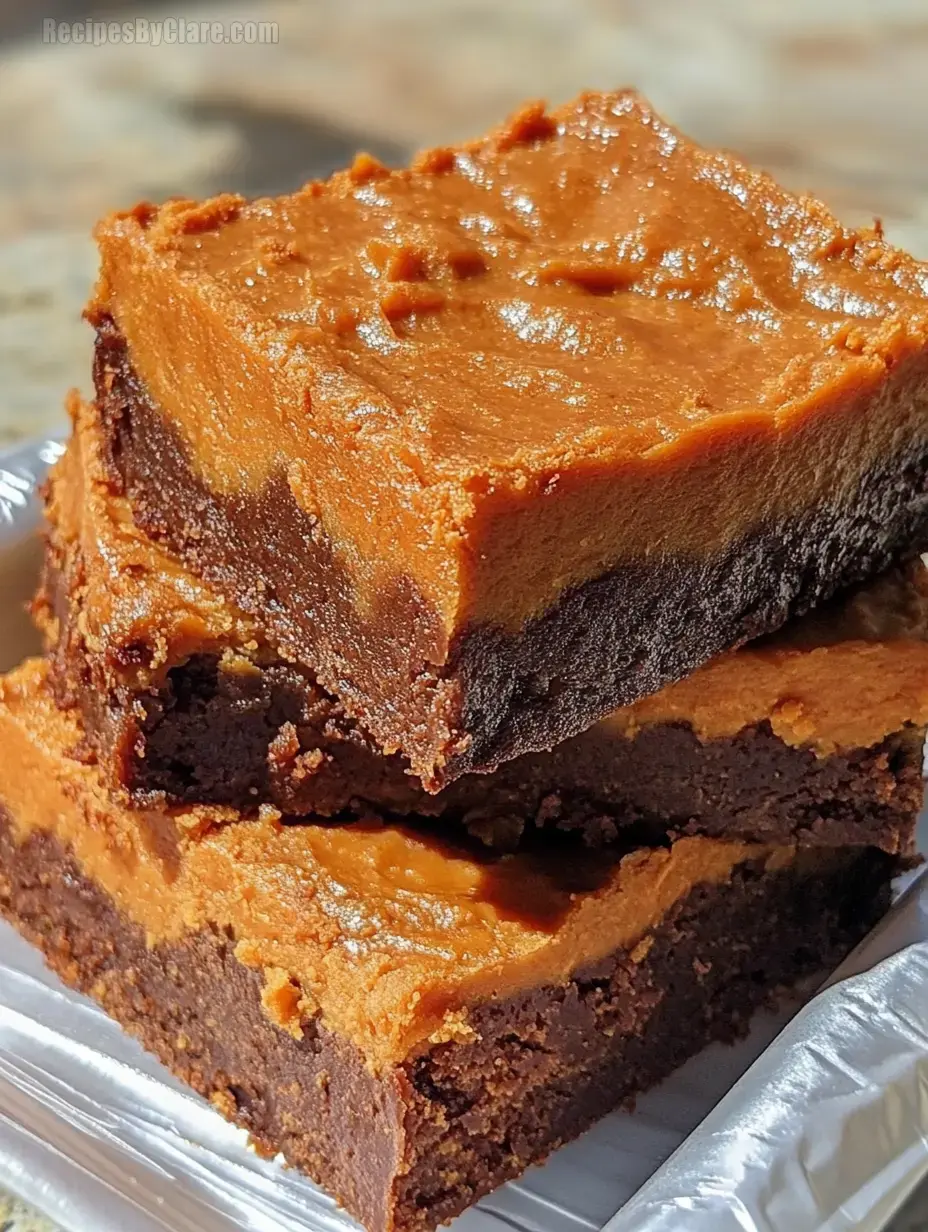 Sweet Potato Pie Brownies