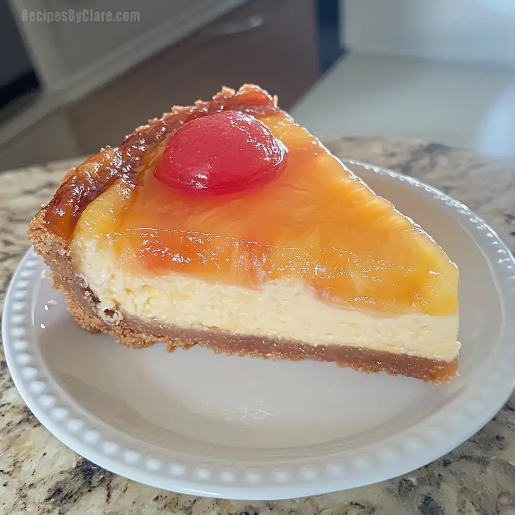 Pineapple Upside-down Cheesecake