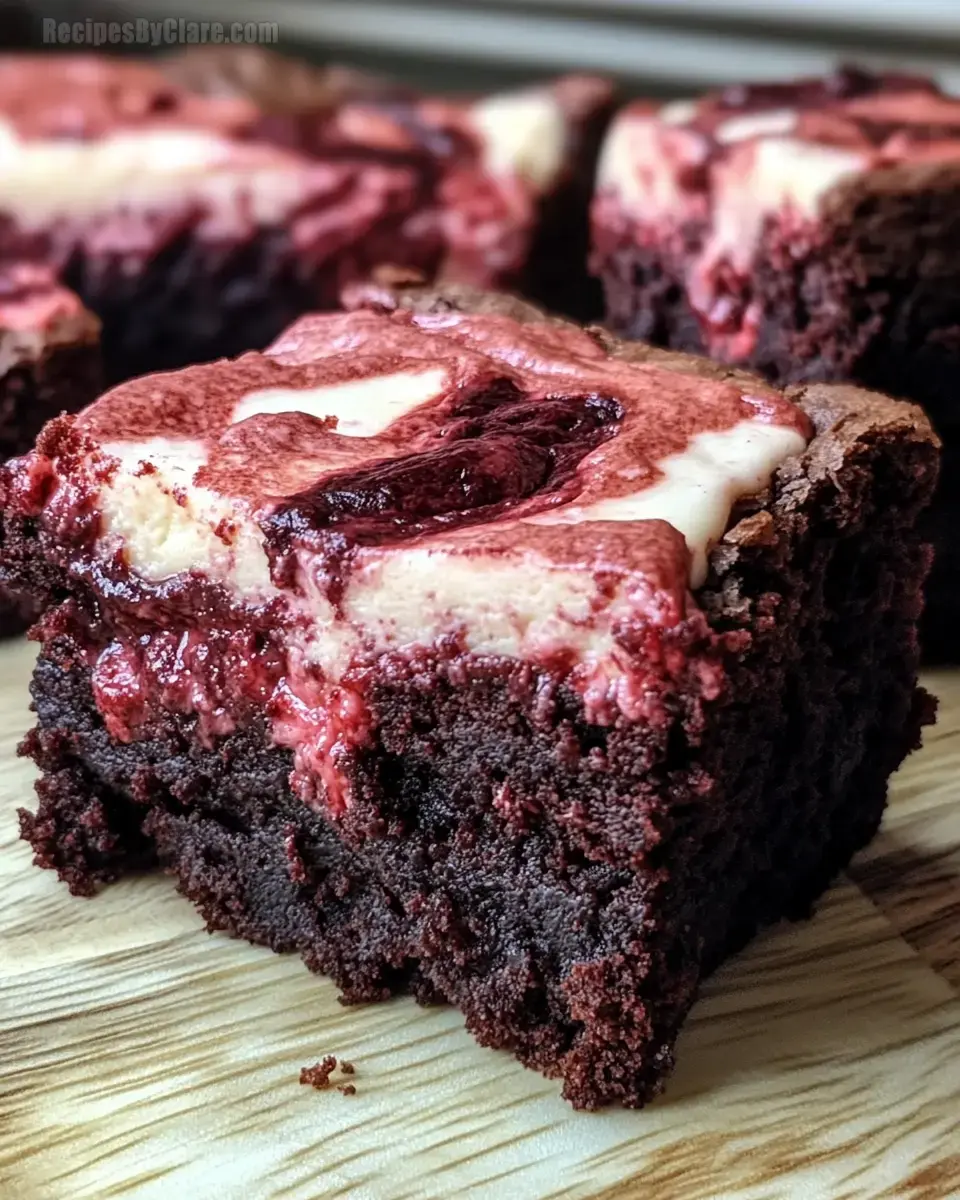 Red Velvet Cheesecake Brownies