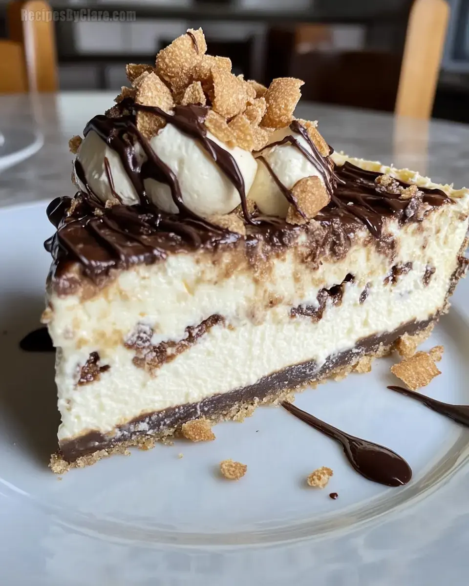 Homemade Cannoli Cheesecake