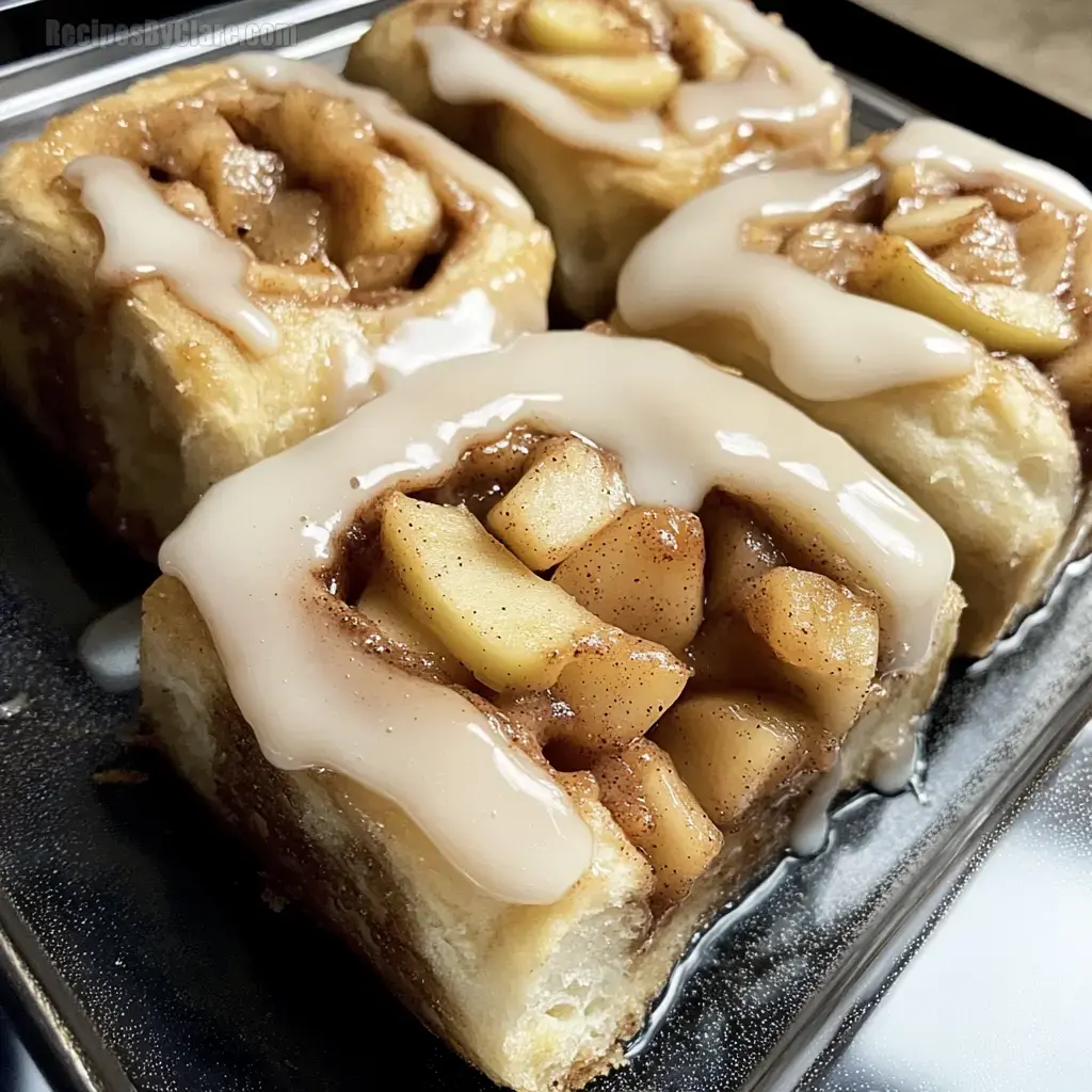 Apple Pie Stuffed Cinnamon Rolls