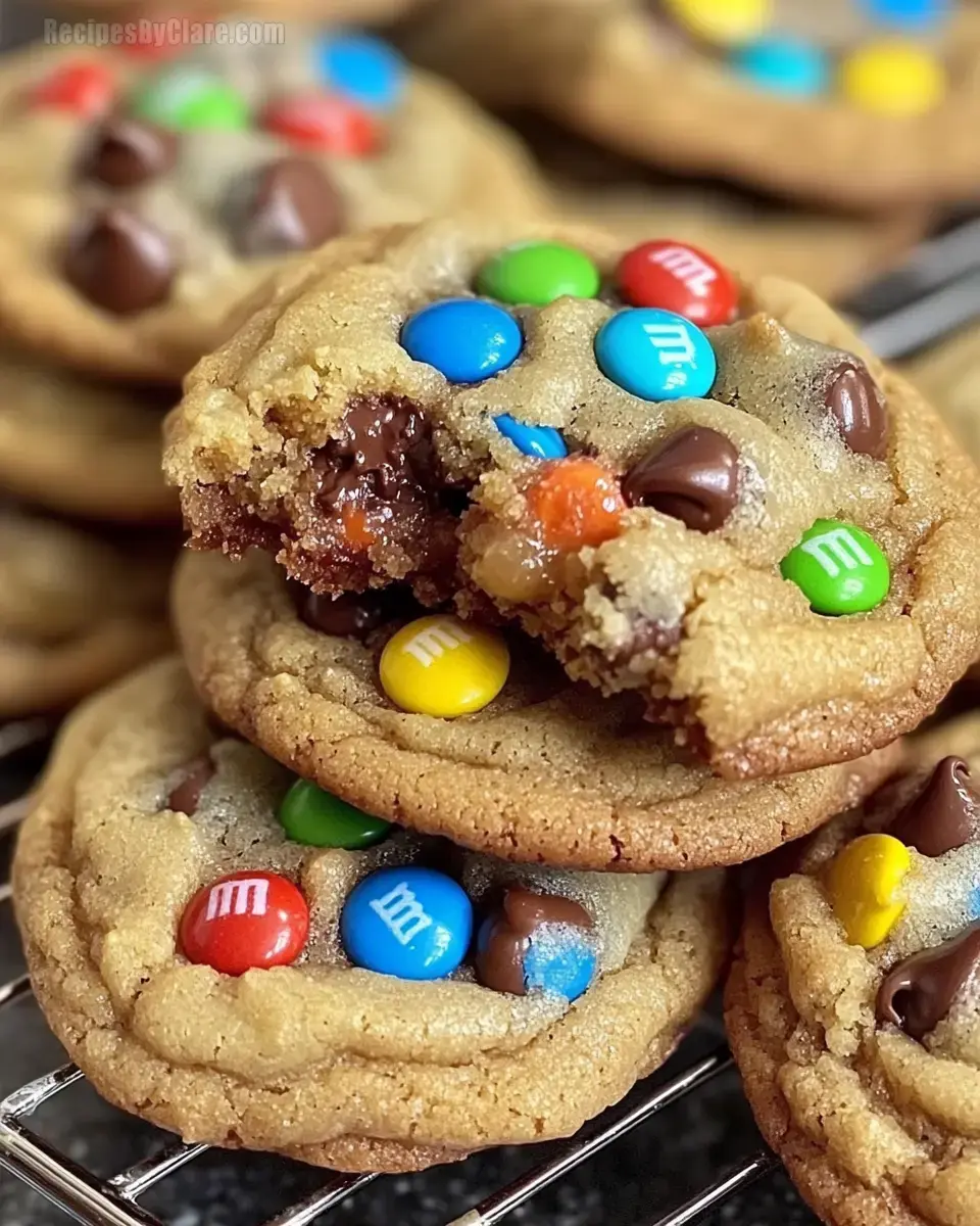 M&M Chocolate Chip Cookies