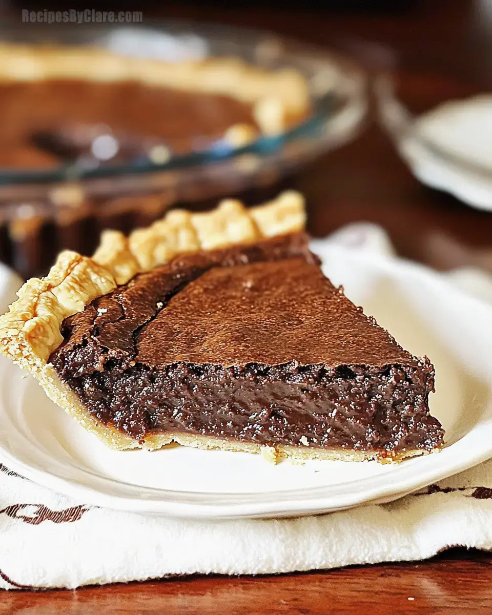 Chocolate Crack Pie