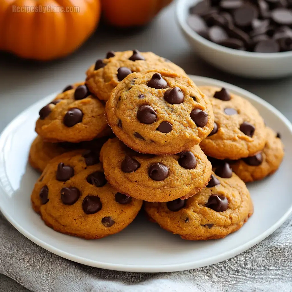 Pumpkin Chocolate Chip Cookies