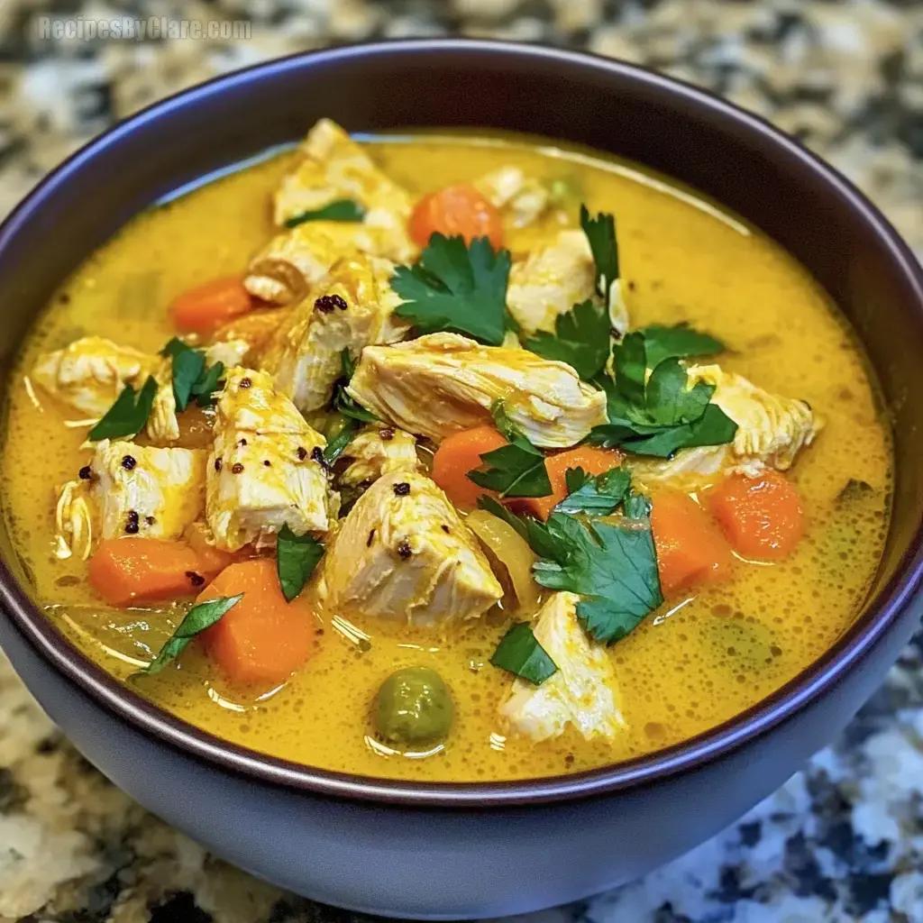 Anti-Inflammatory Turmeric Chicken Soup