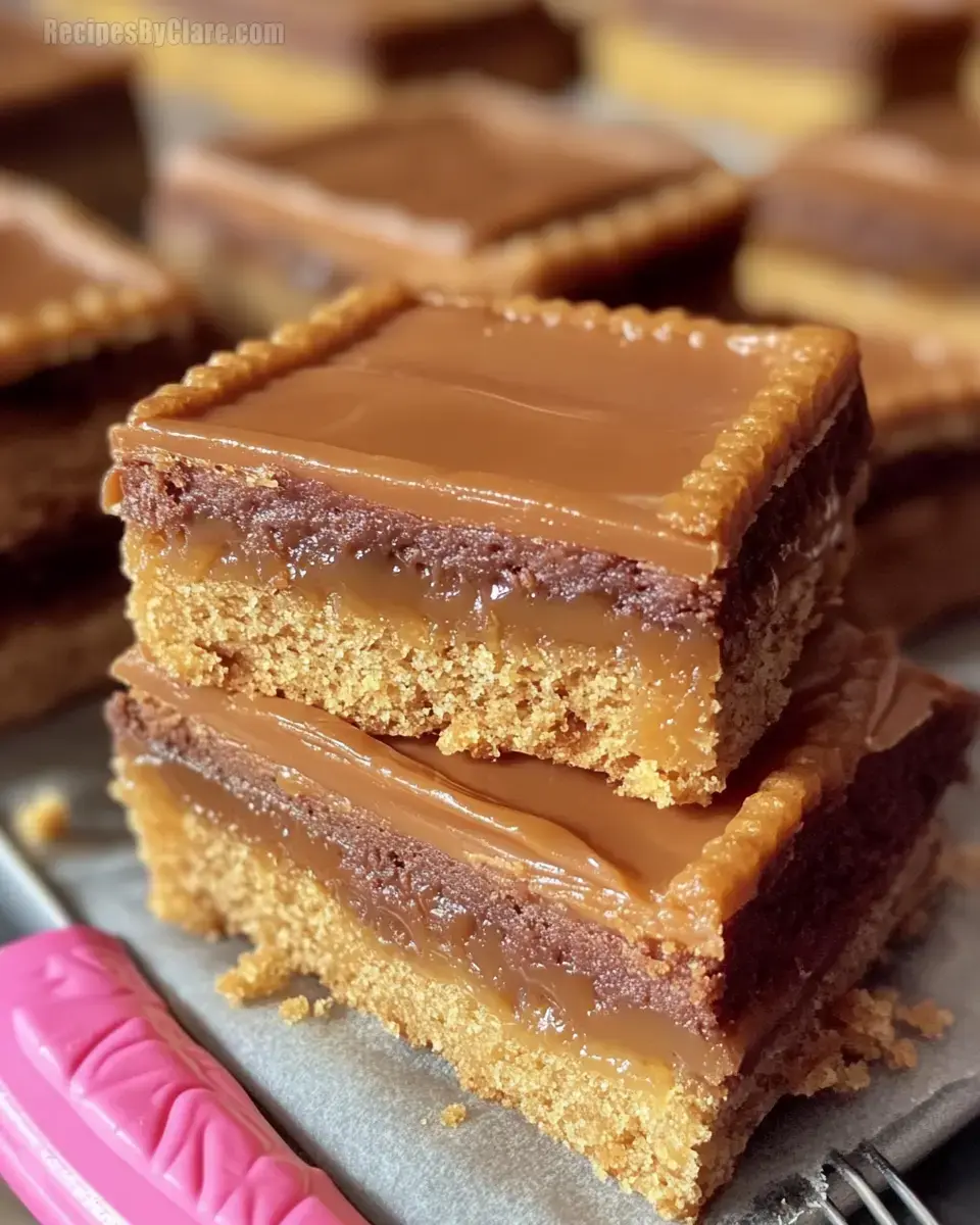 Biscoff Caramel Slice