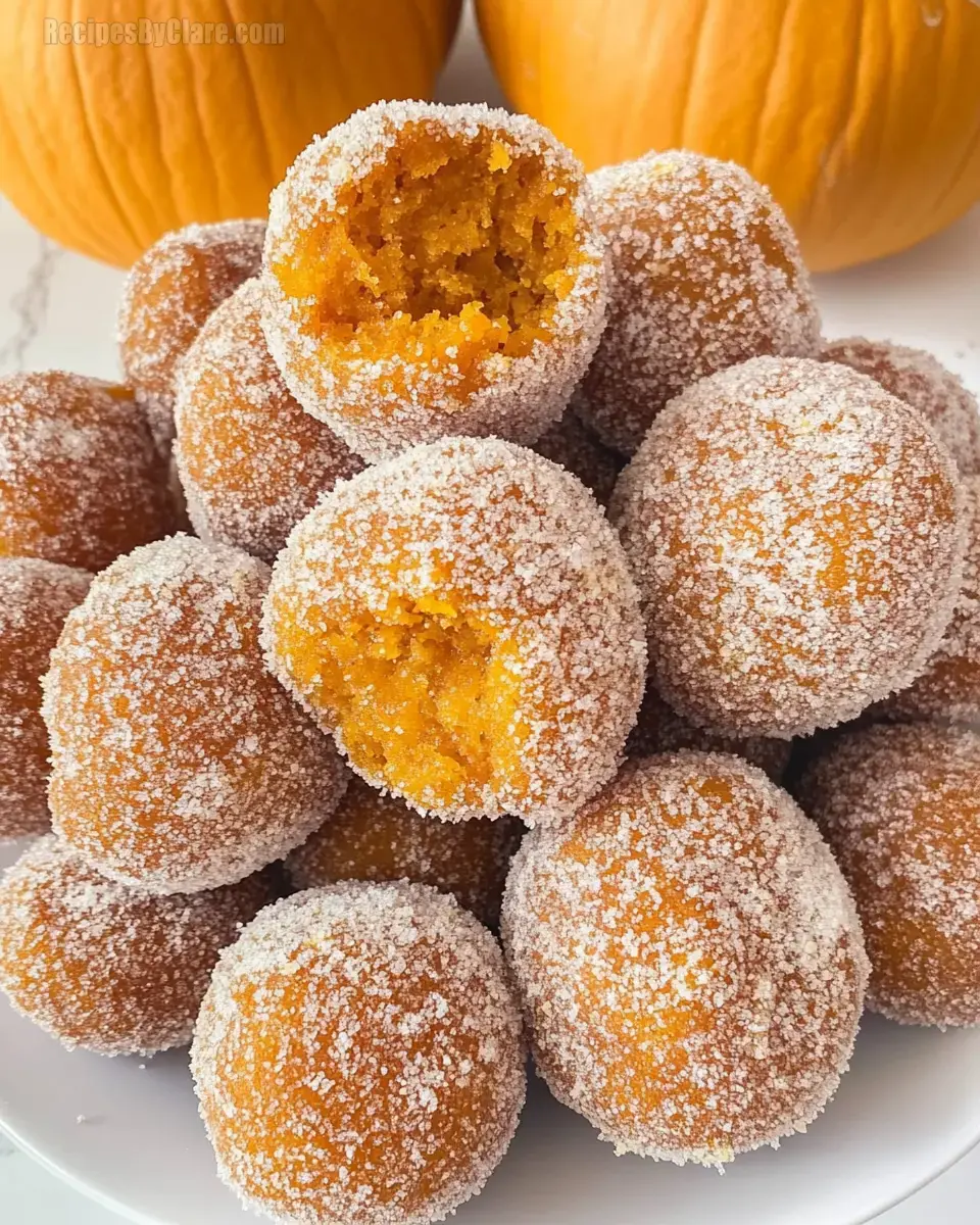 Pumpkin Donut Holes