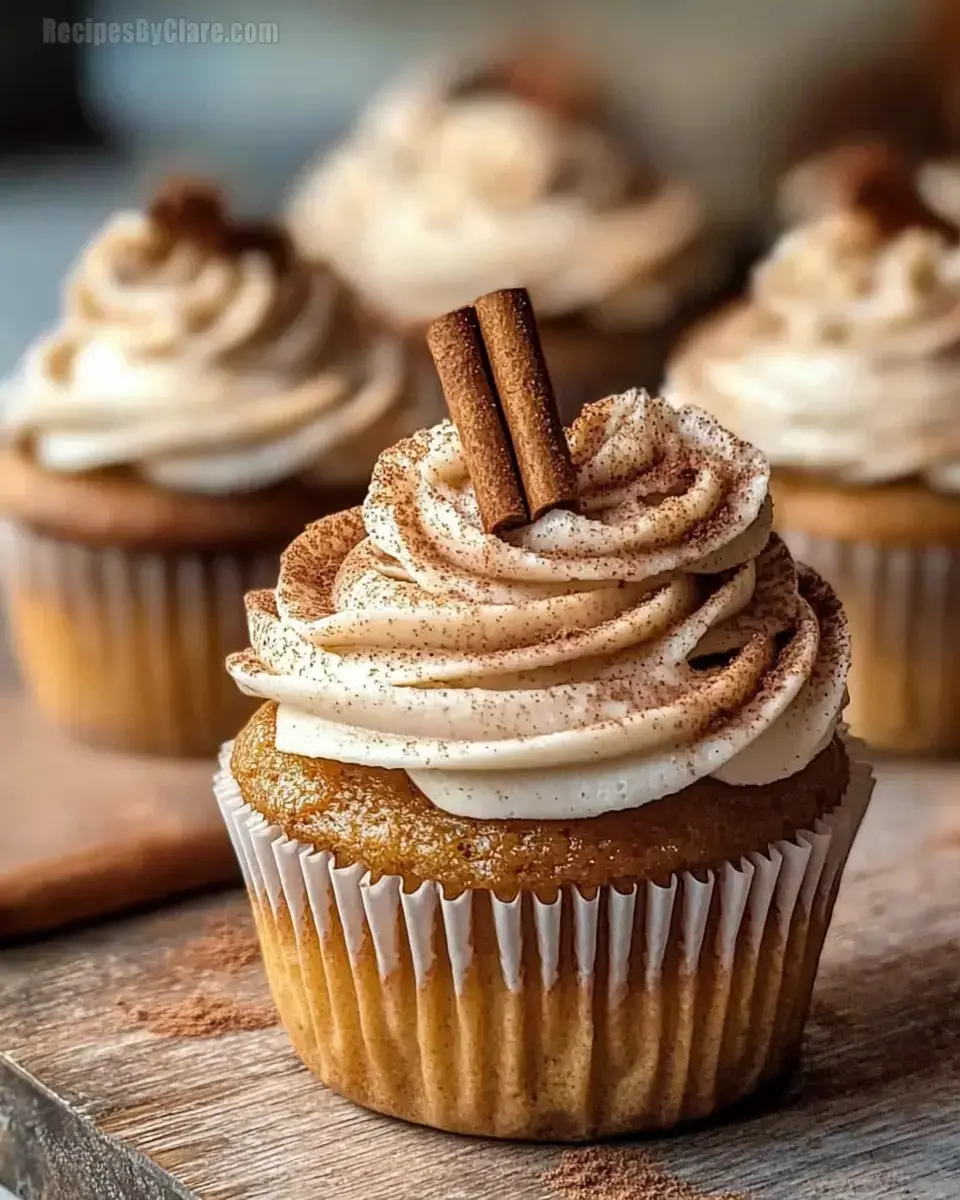 Chai Pumpkin Latte Cupcakes