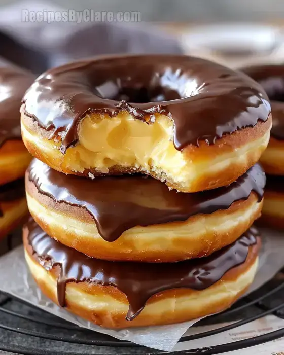 Boston Cream Pie Donuts