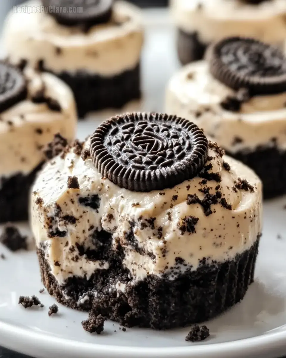 Mini Oreo Cheesecakes