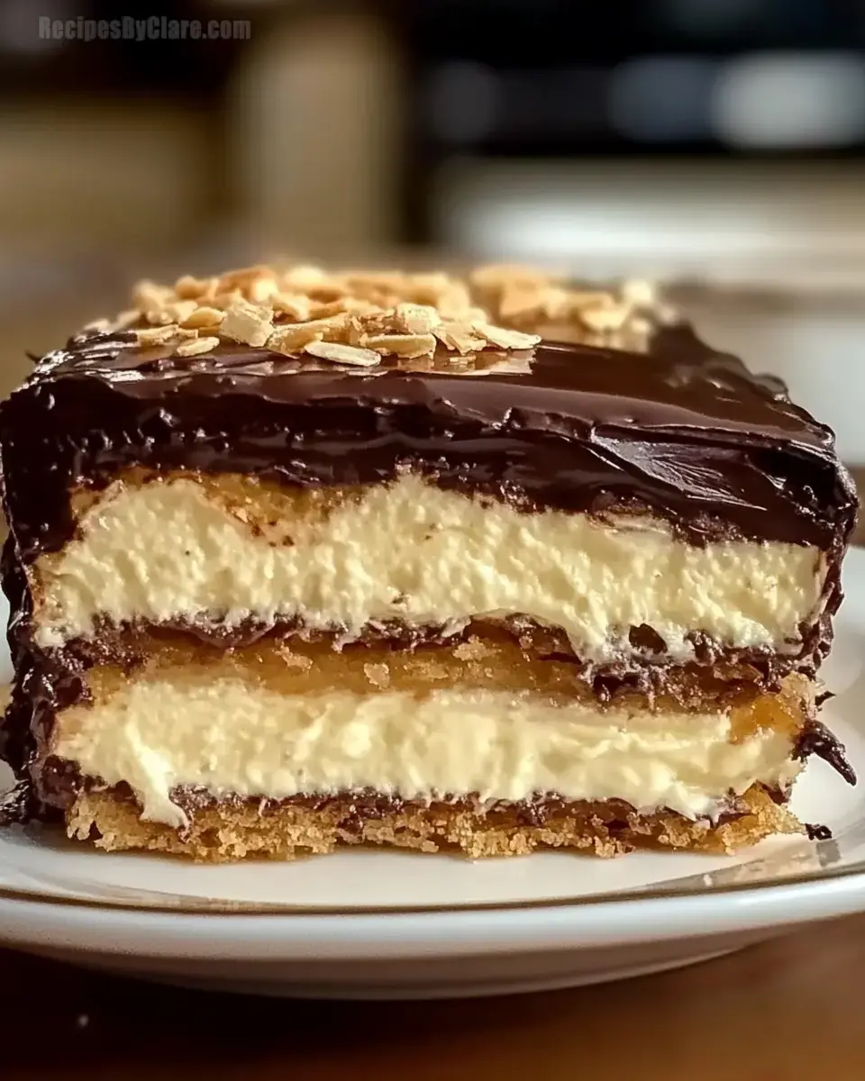 No-Bake Chocolate Eclair Cake