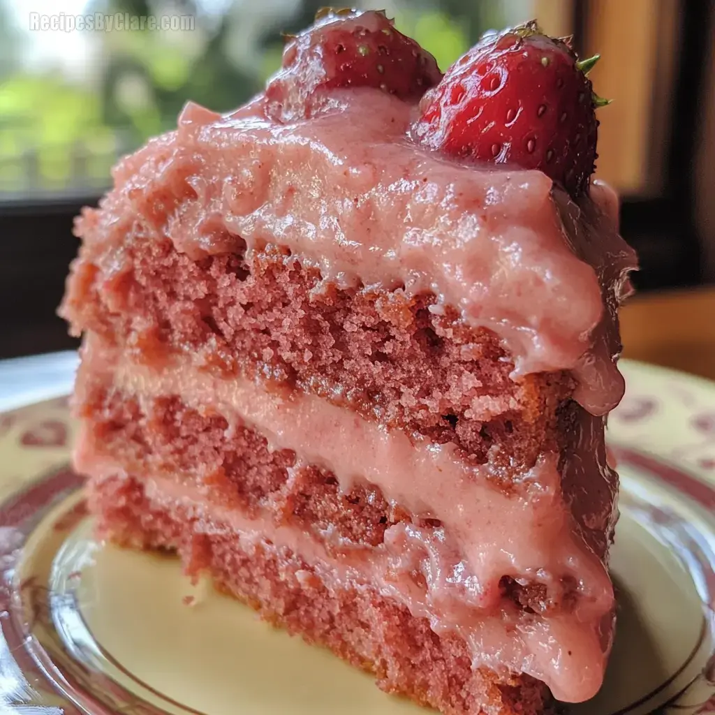 Strawberry Honeybun Cake