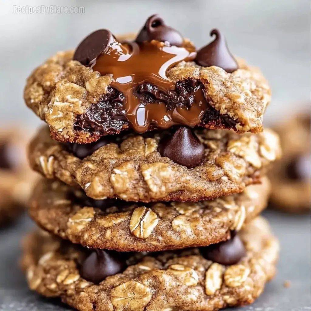 Healthy Oatmeal Chocolate Chip Cookies