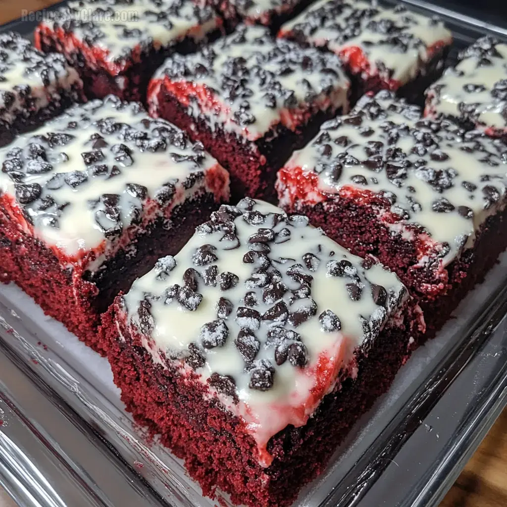 Cookies & Cream Red Velvet Brownies