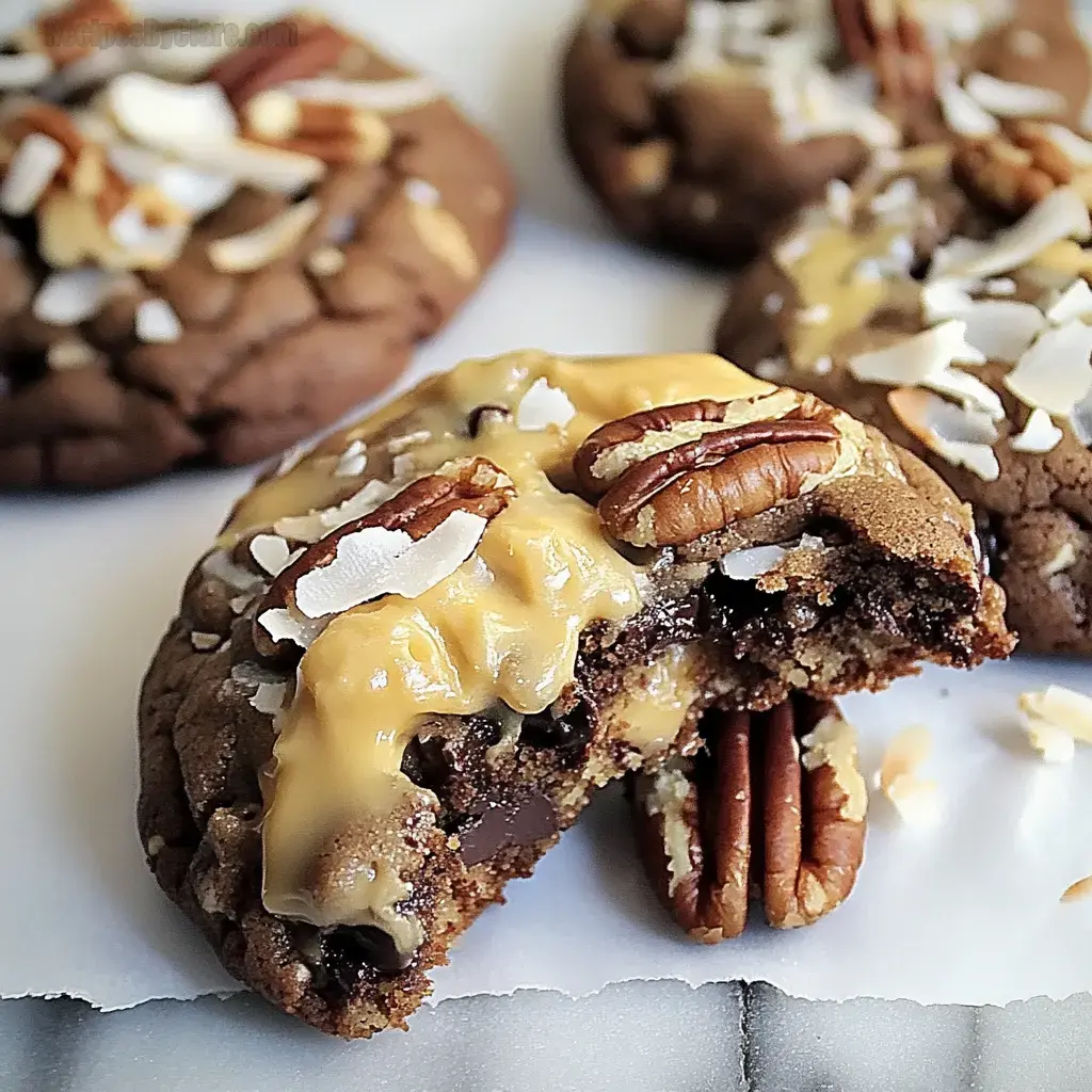 German Chocolate Cookies